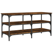Load image into Gallery viewer, Panca Porta Scarpe Rovere Fumo 100x38,5x49cm Legno Multistrato