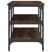 Load image into Gallery viewer, Panca Porta Scarpe Rovere Marrone 100x38,5x49 Legno Multistrato