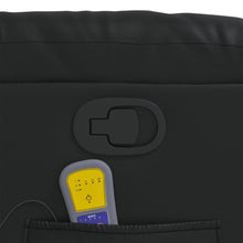 Charger l&#39;image dans la galerie, Poltrona Massaggiante Reclinabile Nera in Similpelle