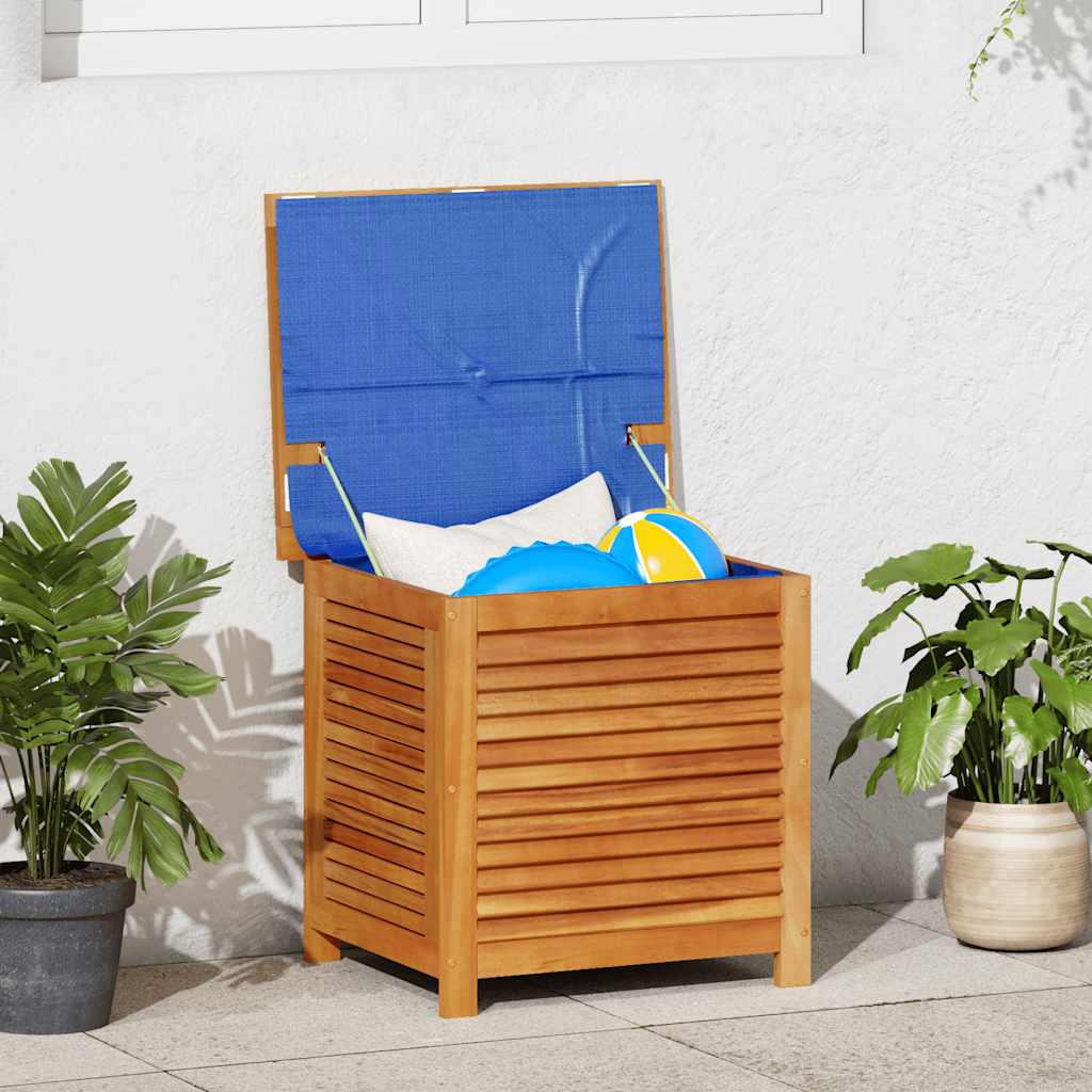 Box da Giardino 50x60x56cm in Massello di Acacia Marrone