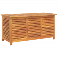 Carica l&#39;immagine nel visualizzatore di Gallery, Cassapanca da Giardino con Feritoia 113x50x56cm in Massello d&#39;Acacia