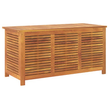 Carica l&#39;immagine nel visualizzatore di Gallery, Cassapanca da Giardino con Feritoia 113x50x56cm in Massello d&#39;Acacia
