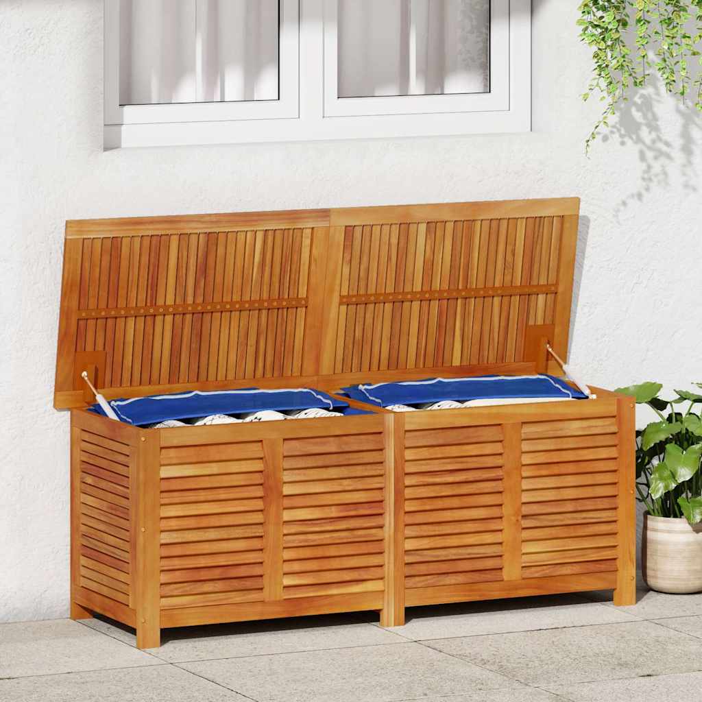 Cassapanca da Giardino con Feritoia 150x50x56cm in Massello d'Acacia