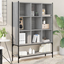 Charger l&#39;image dans la galerie, Libreria Grigio Sonoma 102x30x141,5 cm in Legno Multistrato