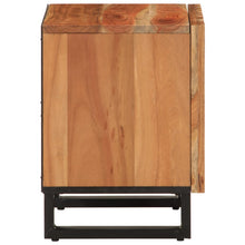 Laden Sie das Bild in den Galerie-Viewer, Comodini 2pz 40x34x46 cm in Legno Massello di Acacia