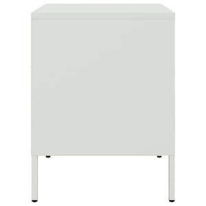 Comodini 2 pz Bianchi 2 cassetti 36x39x50,5 cm in Acciaio