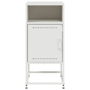 Comodini 2 pz Bianchi 1 anta 36x39x78 cm in Acciaio