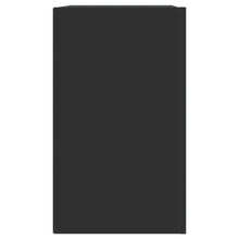 Load image into Gallery viewer, Armadietto a Muro Nero 75x35x60 cm in Truciolato