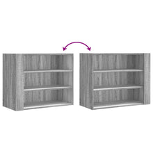 Load image into Gallery viewer, Armadietto a Muro Grigio Sonoma 75x35x60 cm in Truciolato