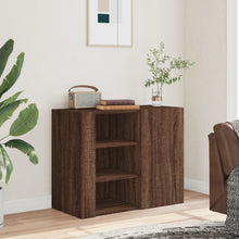 Load image into Gallery viewer, Armadietto a Muro Rovere Marrone 75x35x60 cm in Truciolato