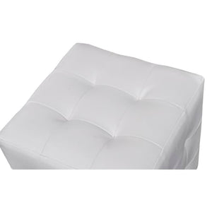 Pouf 2 Pz a Cubo Bianchi