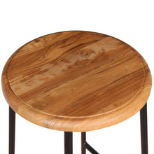 Load image into Gallery viewer, Sgabelli da Bar 2 pz in Legno Massello di Teak