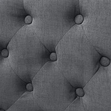 Carica l&#39;immagine nel visualizzatore di Gallery, Sedie da Pranzo 2 pz Grigio Scuro in Tessuto