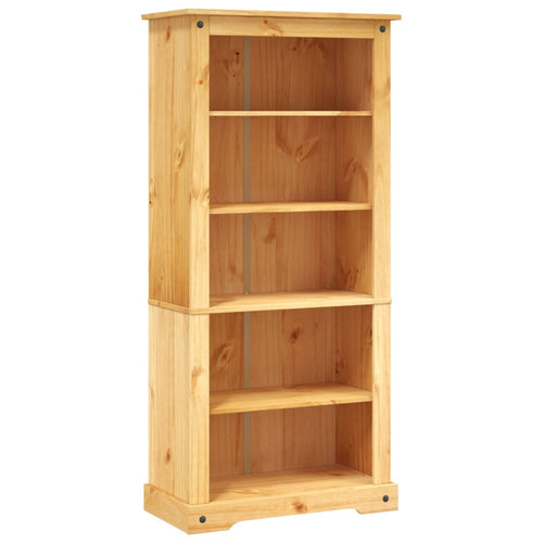 Libreria 5 Ripiani Pino Messicano Corona Range 80x40x170cm