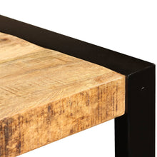 Charger l&#39;image dans la galerie, Tavolo da Pranzo in Legno Massello di Mango Grezzo 120 cm