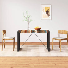 Laden Sie das Bild in den Galerie-Viewer, Tavolo da Pranzo in Legno Massello Anticato 120 cm