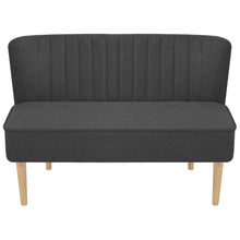 Load image into Gallery viewer, Divano in Tessuto 117x55,5x77 cm Grigio Scuro