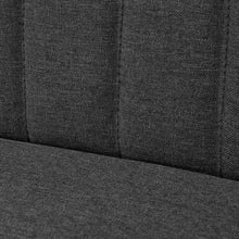 Load image into Gallery viewer, Divano in Tessuto 117x55,5x77 cm Grigio Scuro