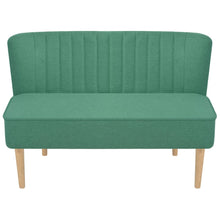 Carica l&#39;immagine nel visualizzatore di Gallery, Divano in Stoffa 117x55,5x77 cm Verde