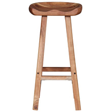 Load image into Gallery viewer, Sgabelli da Bar 2 pz in Legno Massello di Acacia