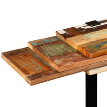 Load image into Gallery viewer, Tavolo Consolle in Legno Massello di Recupero Regolabile