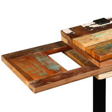 Load image into Gallery viewer, Tavolo Consolle in Legno Massello di Recupero Regolabile