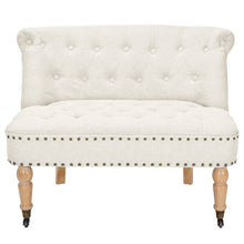 Load image into Gallery viewer, Divanetto in Tessuto 94x67x76 cm Bianco