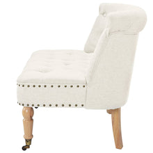 Load image into Gallery viewer, Divanetto in Tessuto 94x67x76 cm Bianco