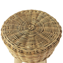 Load image into Gallery viewer, Sgabelli da Bar 2 pz in Rattan Naturale