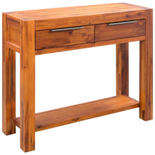 Load image into Gallery viewer, Tavolo Consolle in Legno Massello d&#39;Acacia 86x30x75 cm