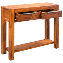 Load image into Gallery viewer, Tavolo Consolle in Legno Massello d&#39;Acacia 86x30x75 cm