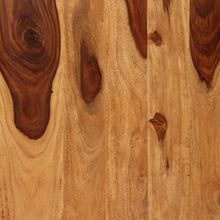 Charger l&#39;image dans la galerie, Tavolo da Pranzo in Legno Massello di Sheesham e Acciaio 180 cm