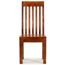 Load image into Gallery viewer, Sedie da Pranzo 2 pz in Legno Massello con Finitura Ambra