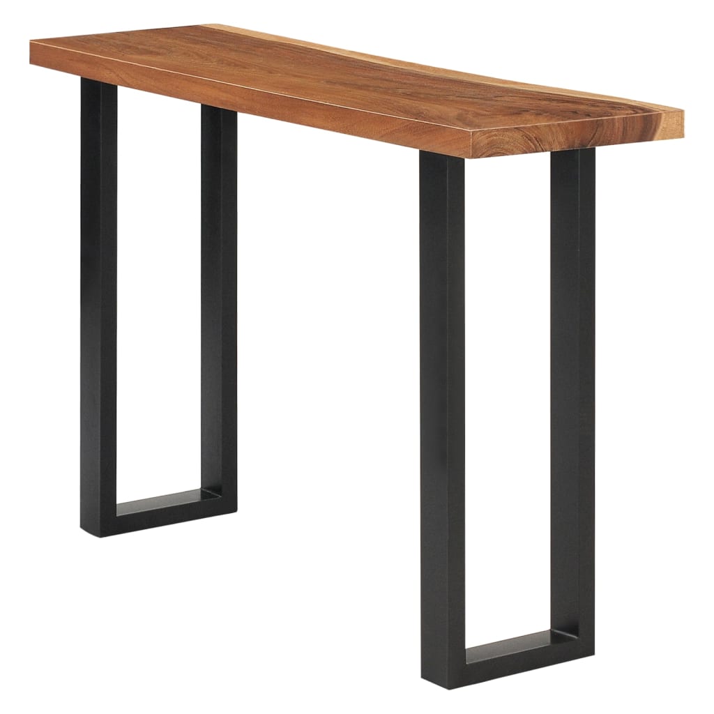 Tavolo Consolle in Legno Massello di Suar 110x35x75 cm