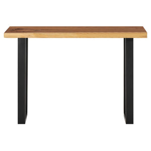 Tavolo Consolle in Legno Massello di Suar 110x35x75 cm