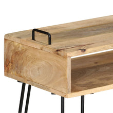 Indlæs billede til gallerivisning Tavolo Consolle in Legno Massello di Mango 115x35x76 cm