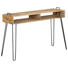 Indlæs billede til gallerivisning Tavolo Consolle in Legno Massello di Mango 115x35x76 cm