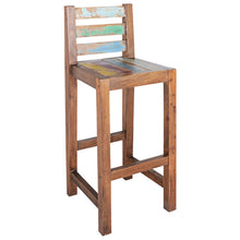 Load image into Gallery viewer, Sgabelli da Bar 2 pz in Legno Massello di Recupero