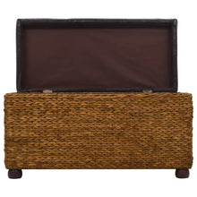 Load image into Gallery viewer, Set 2 Cassapanche Pouf in Giunco Marrone