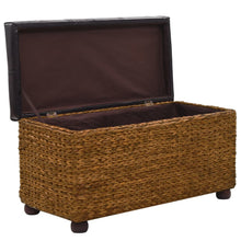 Load image into Gallery viewer, Set 2 Cassapanche Pouf in Giunco Marrone