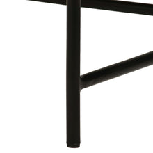 Charger l&#39;image dans la galerie, Set 2 Tavolini in MDF Rivestimento in Ottone