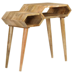 Tavolo Consolle in Legno Massello di Mango 90x35x76 cm