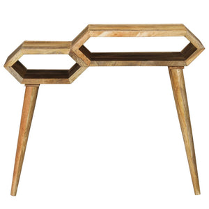 Tavolo Consolle in Legno Massello di Mango 90x35x76 cm