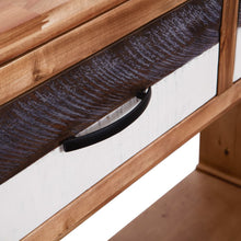 Carica l&#39;immagine nel visualizzatore di Gallery, Tavolo Consolle in Legno Massello d&#39;Acacia 86x30x75 cm