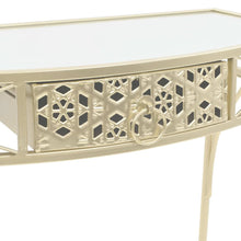 Charger l&#39;image dans la galerie, Mobiletto Consolle Stile Francese in Metallo 82x39x76 cm Oro