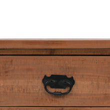 Laden Sie das Bild in den Galerie-Viewer, Tavolo Consolle in Massello di Abete 126x40x77,5 cm Marrone