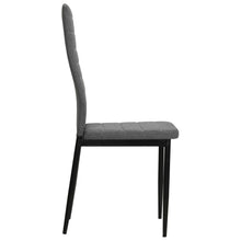 Carica l&#39;immagine nel visualizzatore di Gallery, Sedie da Pranzo 2 pz Grigio Chiaro in Tessuto