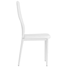 Carica l&#39;immagine nel visualizzatore di Gallery, Sedie da Pranzo 2 pz Bianche in Similpelle