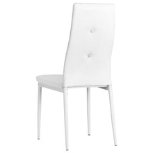 Carica l&#39;immagine nel visualizzatore di Gallery, Sedie da Pranzo 2 pz Bianche in Similpelle