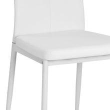 Carica l&#39;immagine nel visualizzatore di Gallery, Sedie da Pranzo 2 pz Bianche in Similpelle